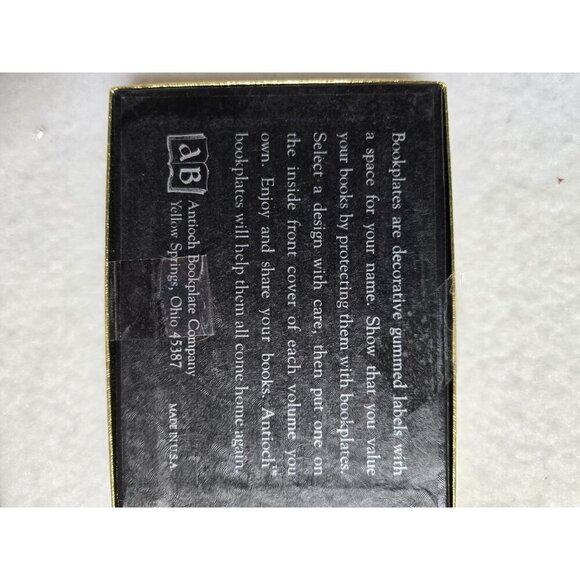 Garfield Bookplates 50-Pack By Antioch Bookplate Co. - "Protected By An Attack C - Picture 4 of 5